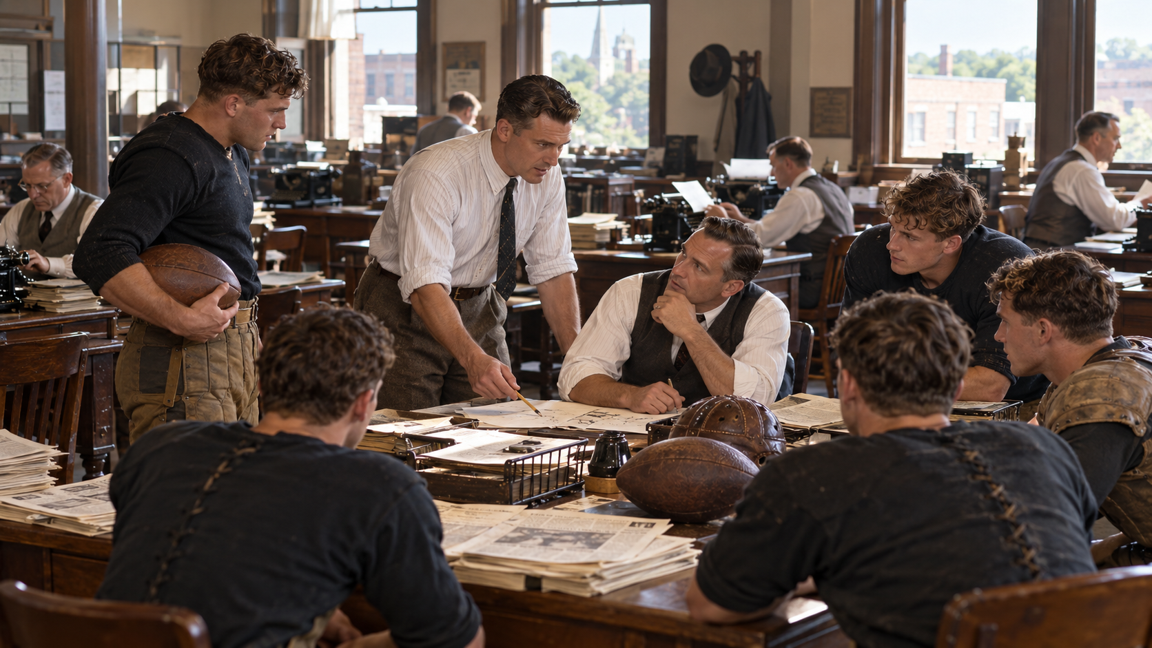 Historical reconstruction of the Green Bay Packers organizing meeting on August 11, 1919