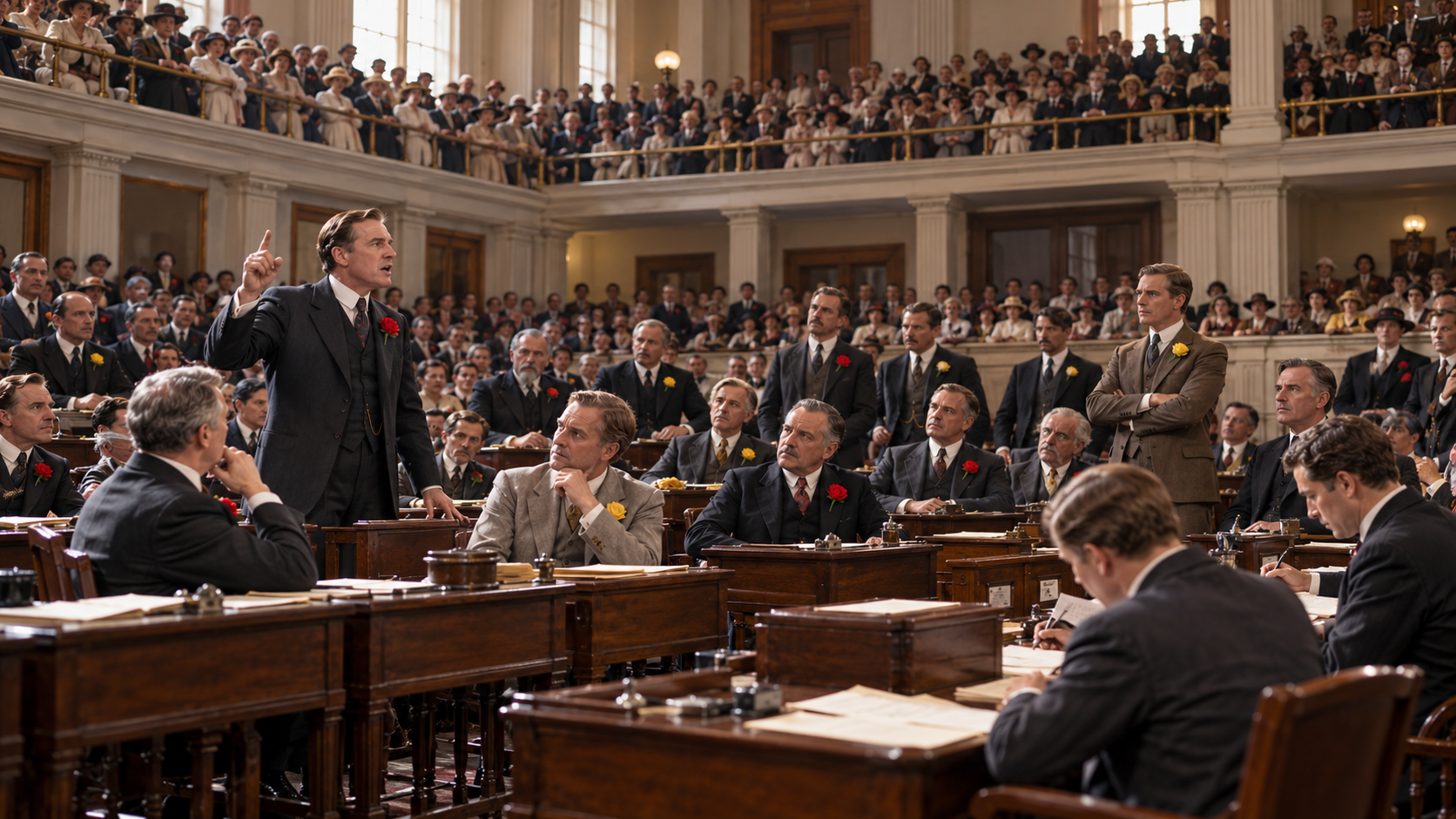 Historical reconstruction of the Tennessee suffrage vote on August 18, 1920