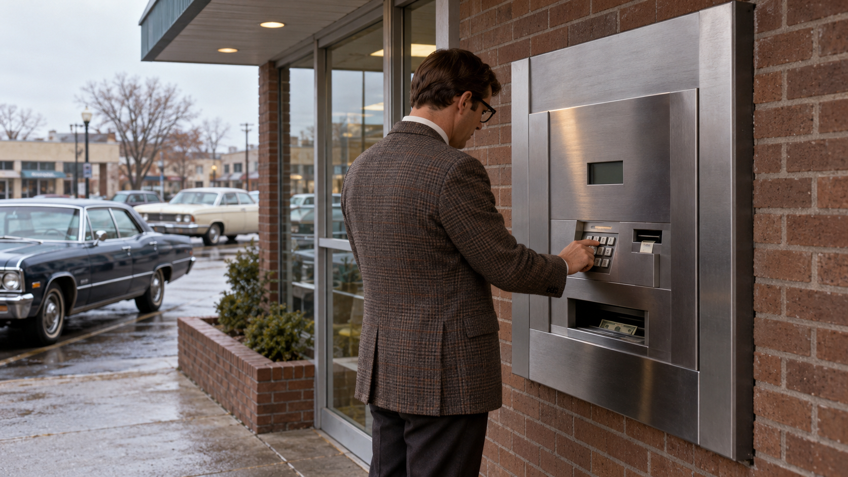 Historical reconstruction of 1969: First U.S. ATM Opens on September 2, 1969