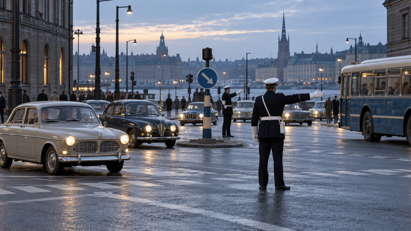 Historical reconstruction of 1967: Sweden Changes Sides on September 3, 1967