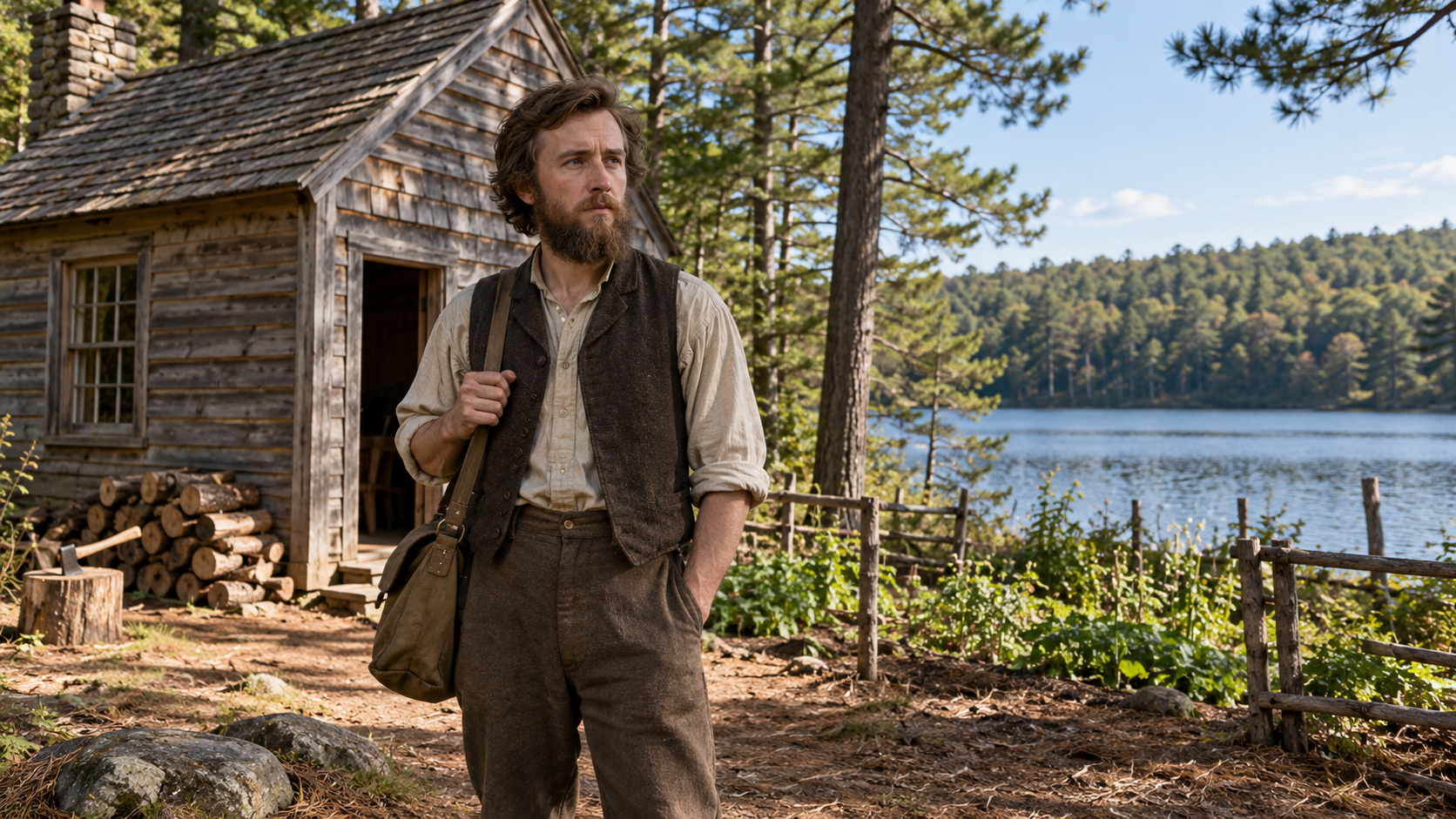 Historical reconstruction of 1847: Thoreau Leaves Walden on September 6, 1847