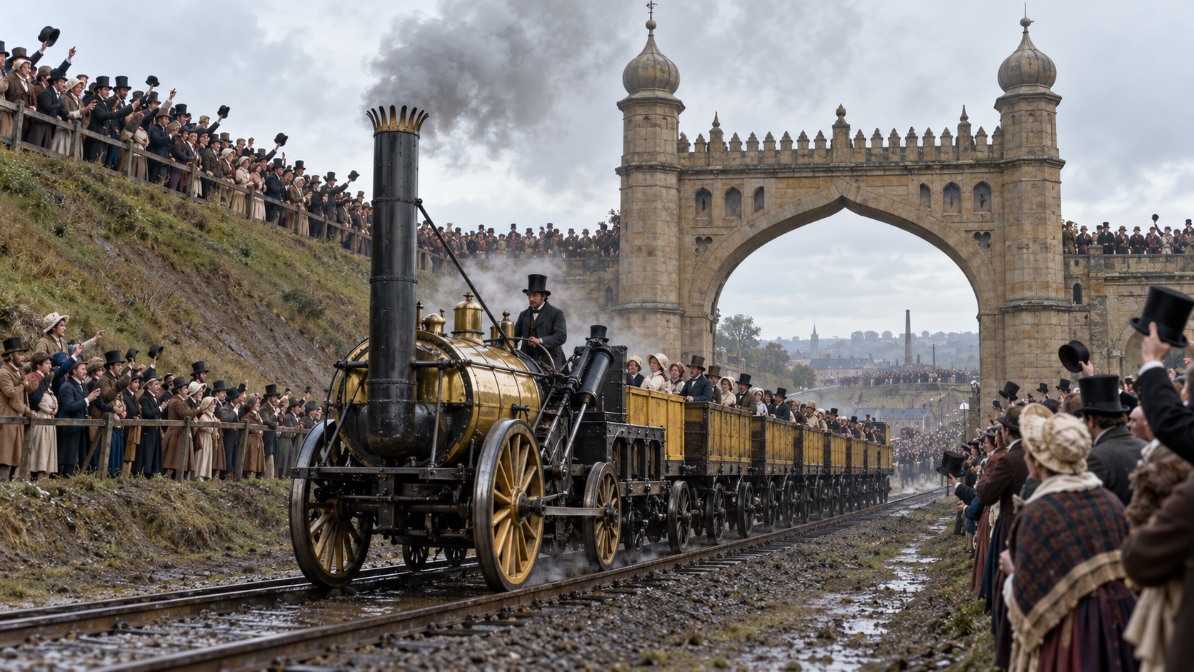 Historical reconstruction of 1830: Intercity Railway Opens on September 15, 1830