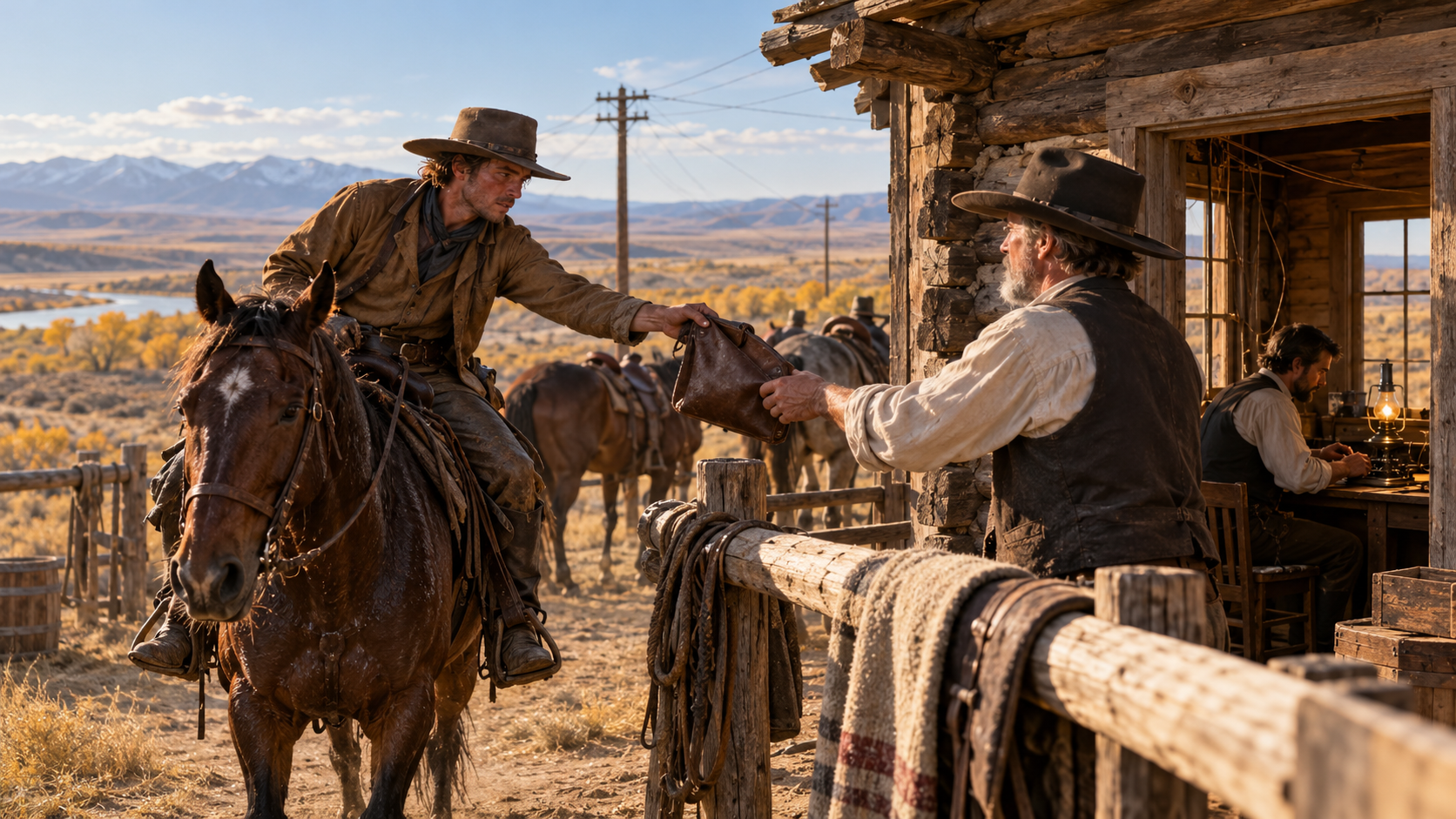 Historical reconstruction of 1861: Pony Express Ends on October 26, 1861