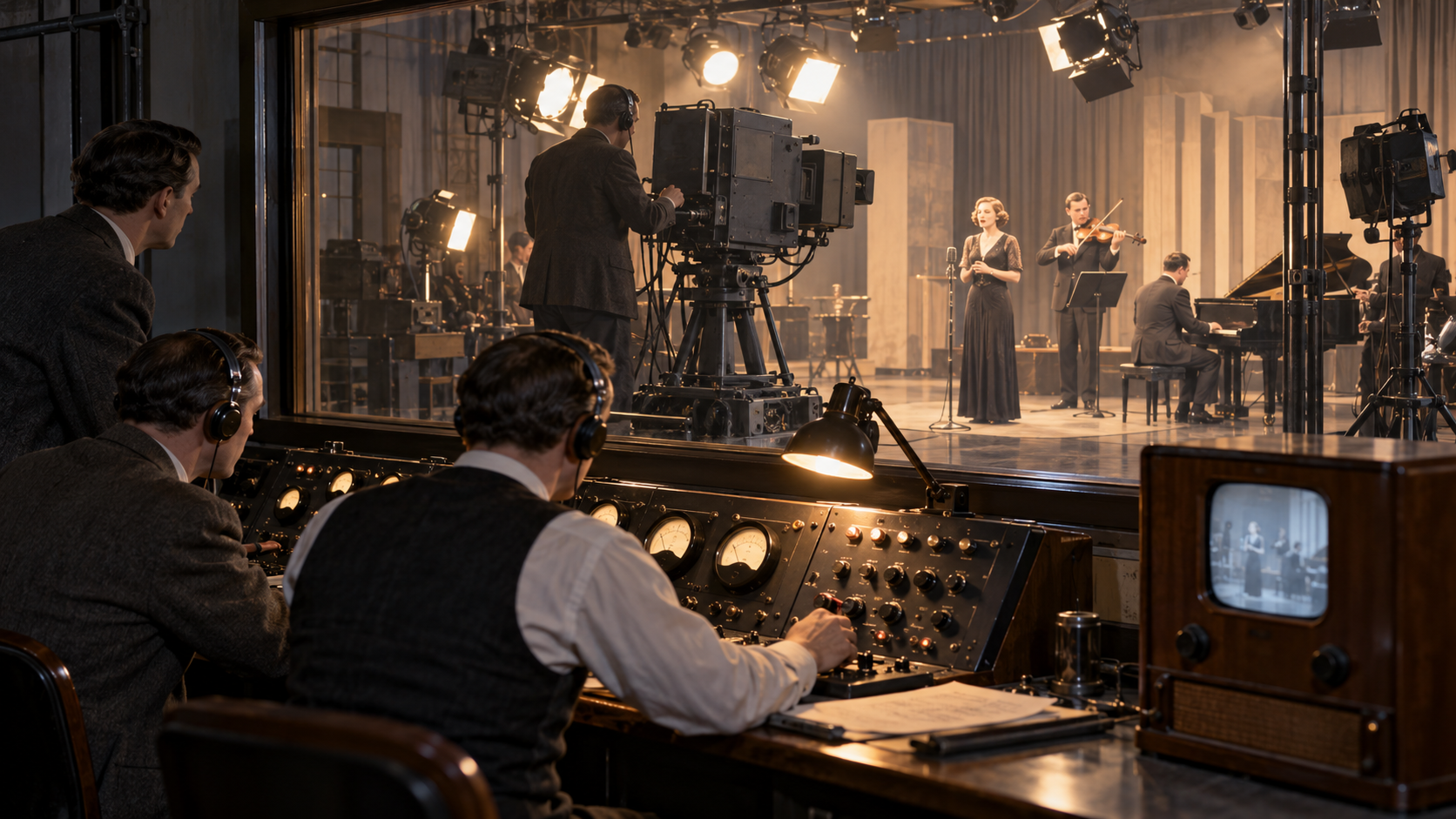 Historical reconstruction of 1936: BBC Television Begins on November 2, 1936