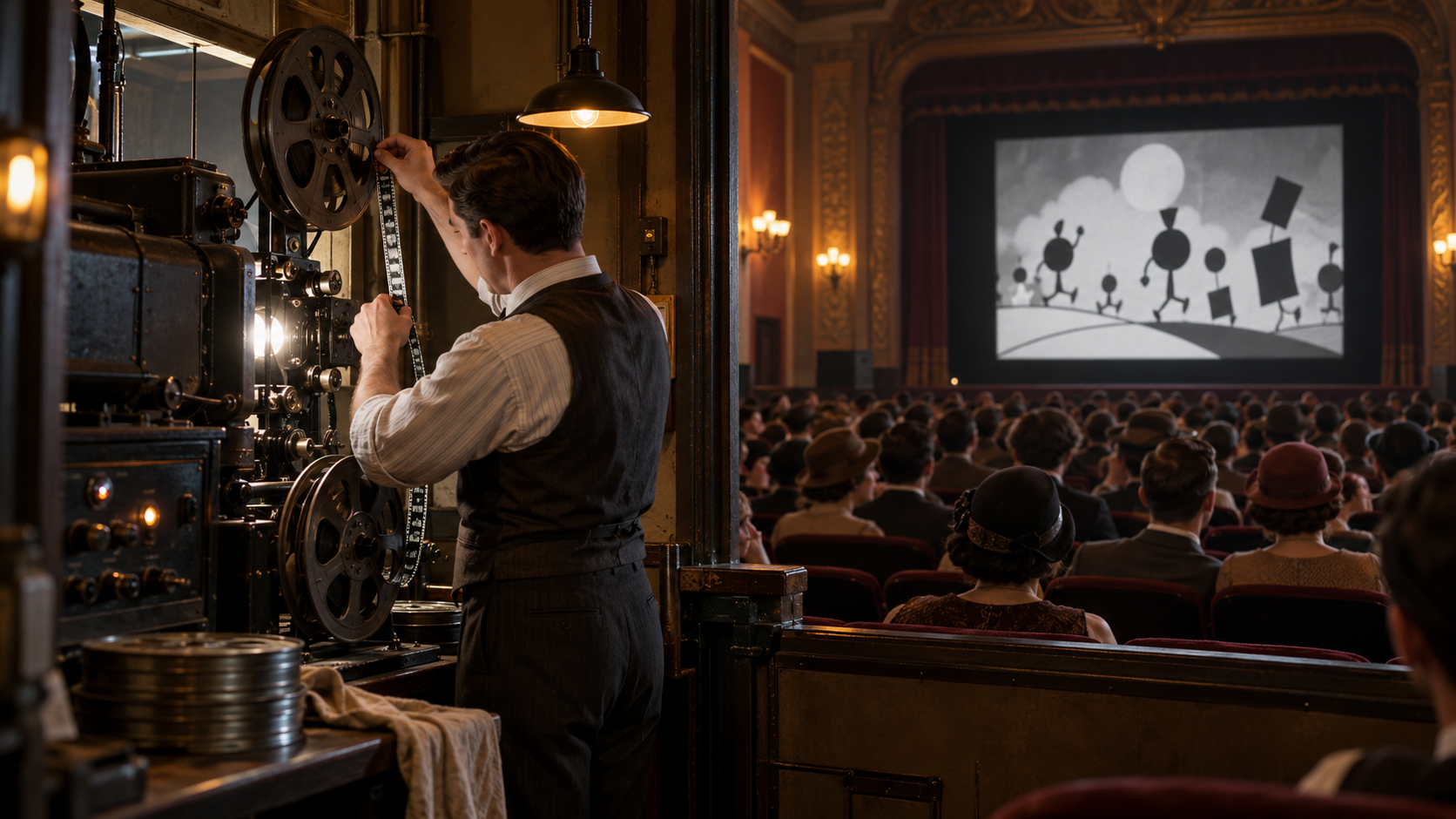Historical reconstruction of 1928: Steamboat Willie Opens on November 18, 1928