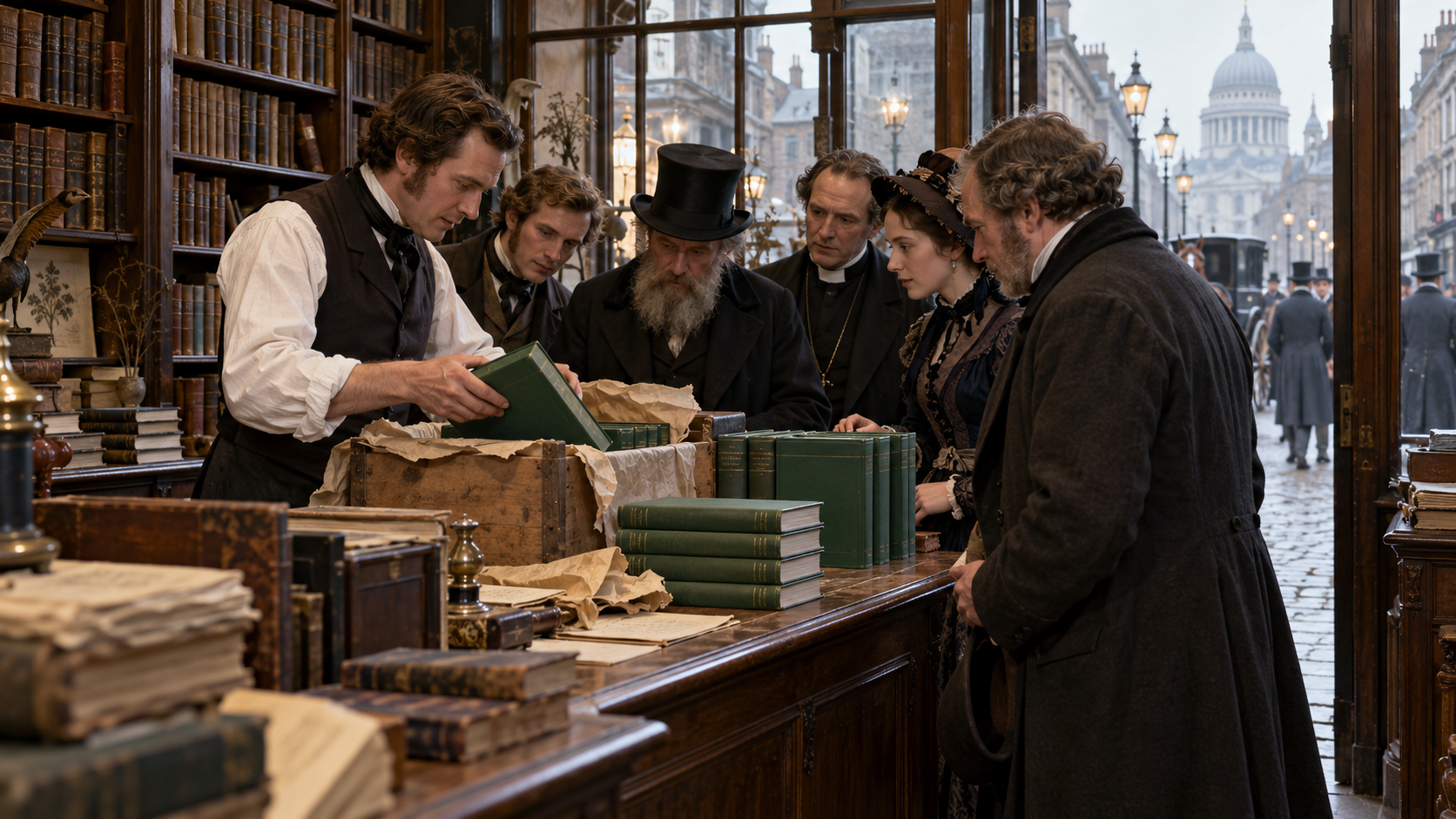 Historical reconstruction of 1859: Origin of Species Published on November 24, 1859