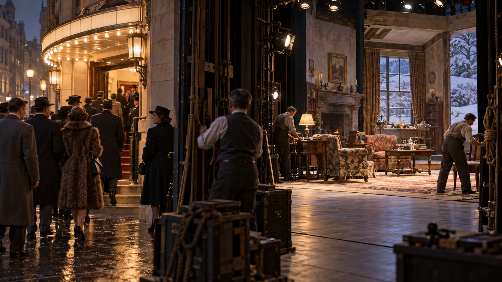 Historical reconstruction of 1952: The Mousetrap Opens on November 25, 1952