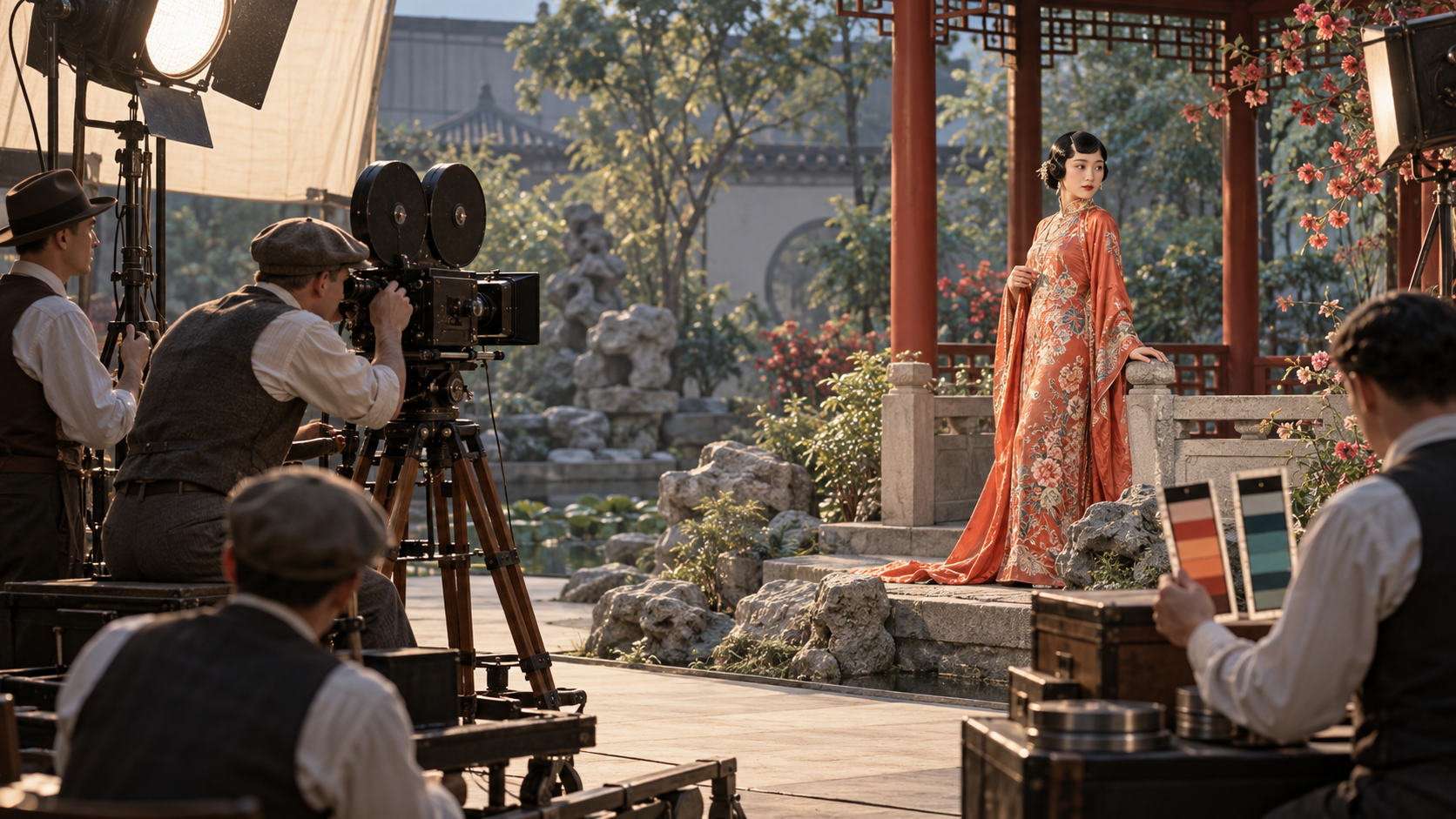 Historical reconstruction of 1922: Color Film Breakthrough on November 26, 1922