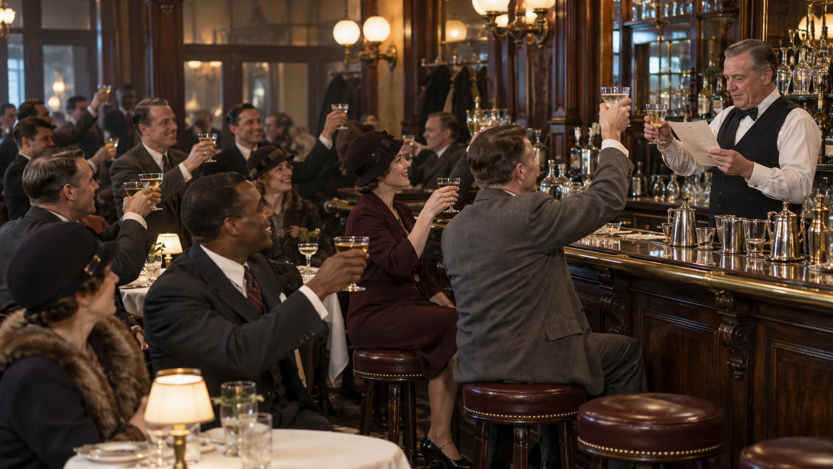 Historical reconstruction of 1933: Prohibition Is Repealed on December 5, 1933