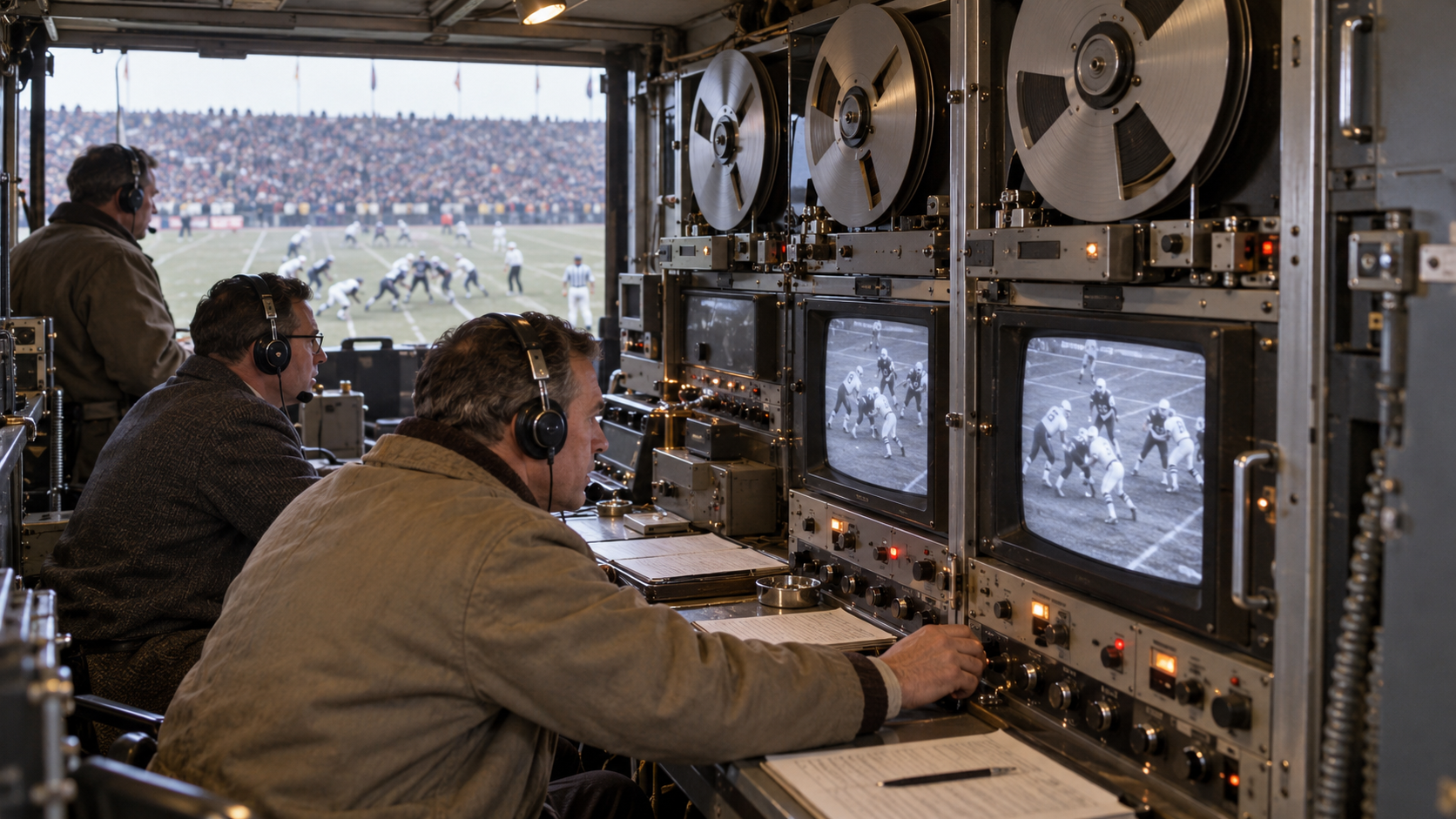 Historical reconstruction of 1963: Instant Replay Debuts on December 7, 1963
