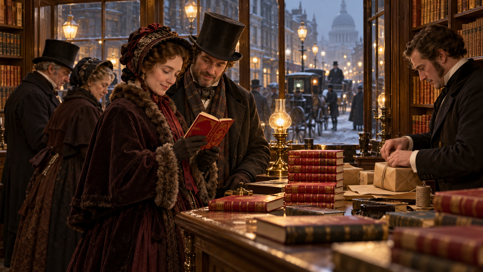 Historical reconstruction of 1843: A Christmas Carol Appears on December 19, 1843