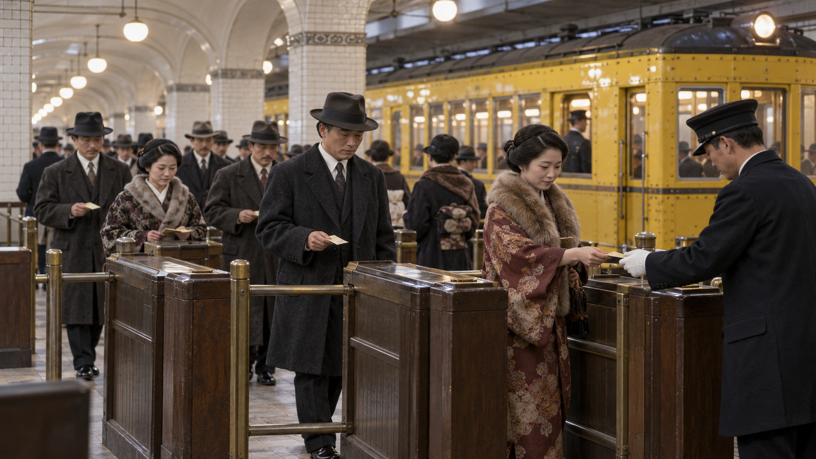 Historical reconstruction of 1927: Tokyo Subway Opens on December 30, 1927