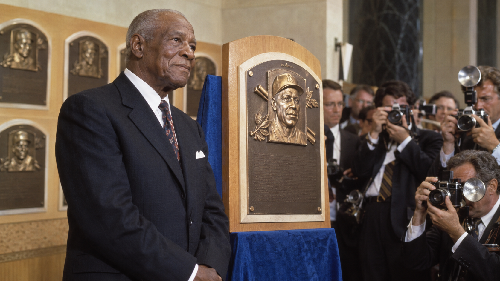 Photorealistic editorial reconstruction honoring a pioneering pitcher entering the Baseball Hall of Fame