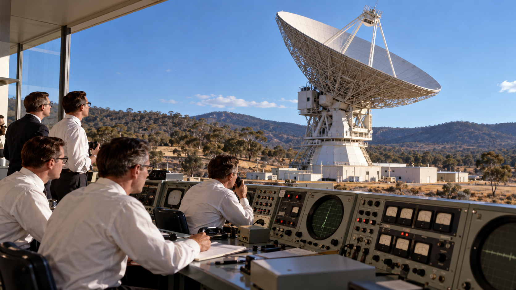 Photorealistic historical reconstruction of the Canberra Deep Space Network station