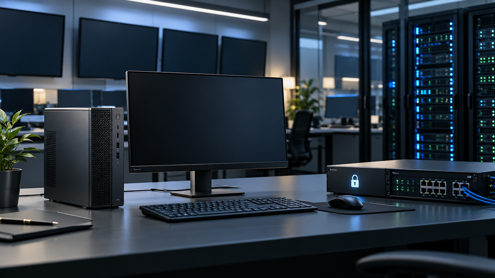 Endpoint security monitoring on a laptop